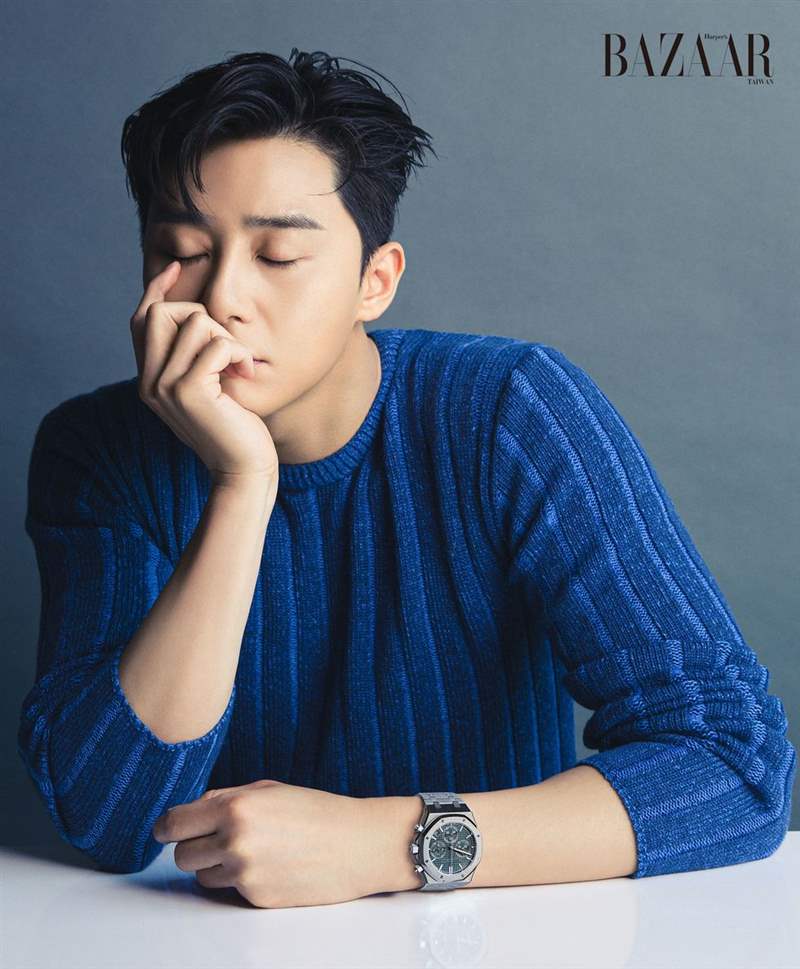 樸敘俊也是AP表鐵粉,登BAZAAR封面帥戴皇家橡樹超限量表款！-復刻表