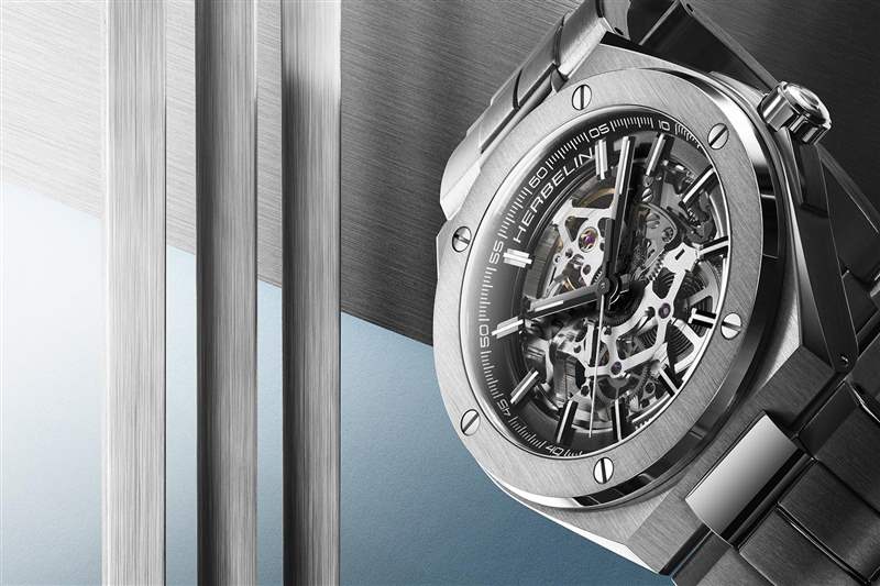 Michel Herbelin 以新的骨架形式設(shè)計(jì)手表Cap Camarat-復(fù)刻表