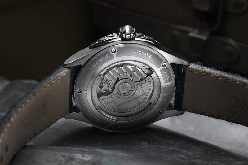 REC RJM 04 Bluebird噴火戰機藍盤手表-復刻表