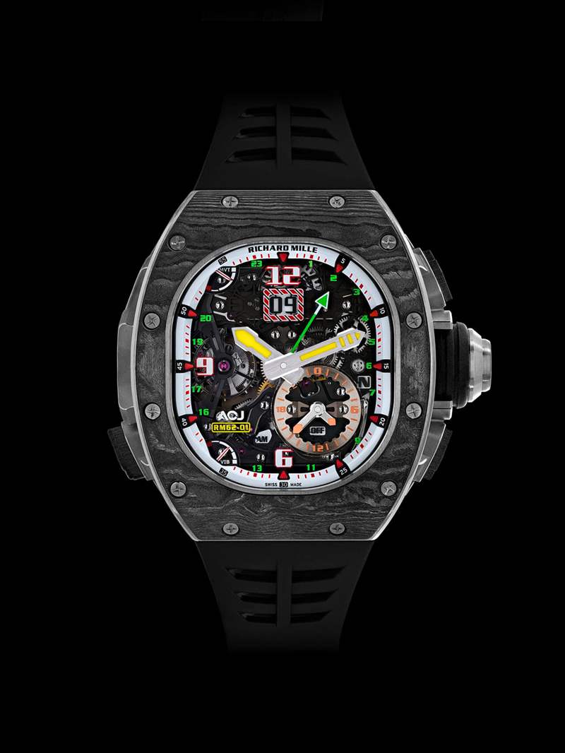 理查德米勒RM 62-01 振動(dòng)報(bào)警陀飛輪空中客車公務(wù)機(jī)手表-復(fù)刻表