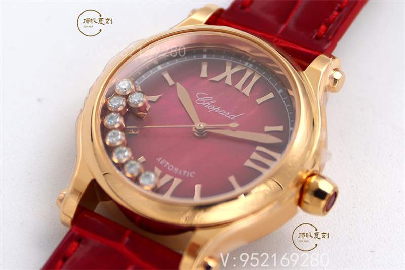 ZF廠蕭邦HAPPY SPORT快樂(lè)鉆石中國(guó)紅限量版新品發(fā)布-復(fù)刻表