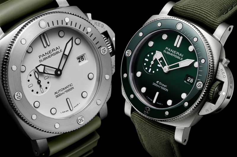 沛納海2022新表Submersible首次推出44mm表款,顏色搶鏡又份量十足-復(fù)刻表