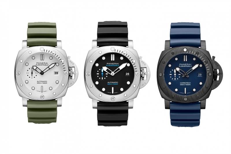 沛納海2022新表Submersible首次推出44mm表款,顏色搶鏡又份量十足-復(fù)刻表