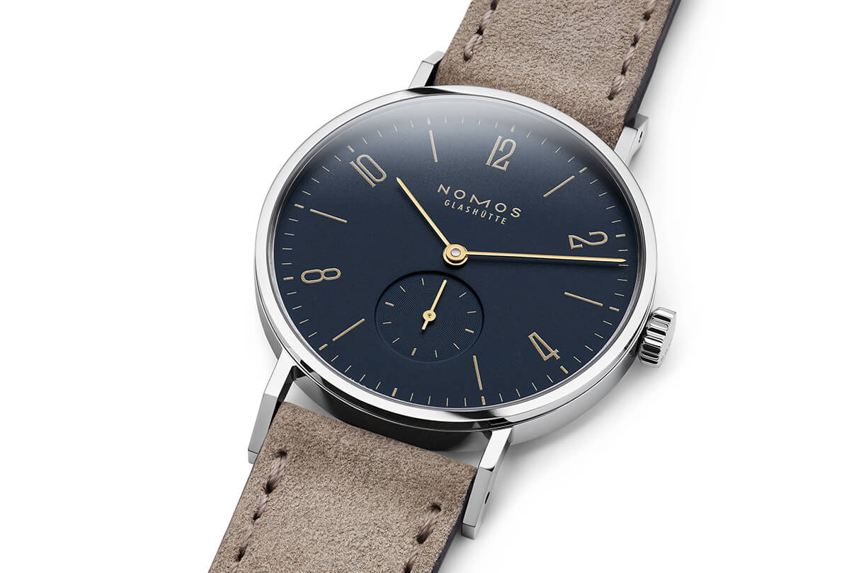 Nomos Tangente午夜藍系列簡約商務腕表-復刻表