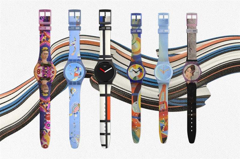 斯沃琪Swatch X Centre Pompidou系列將六幅名畫放在腕上-復(fù)刻表