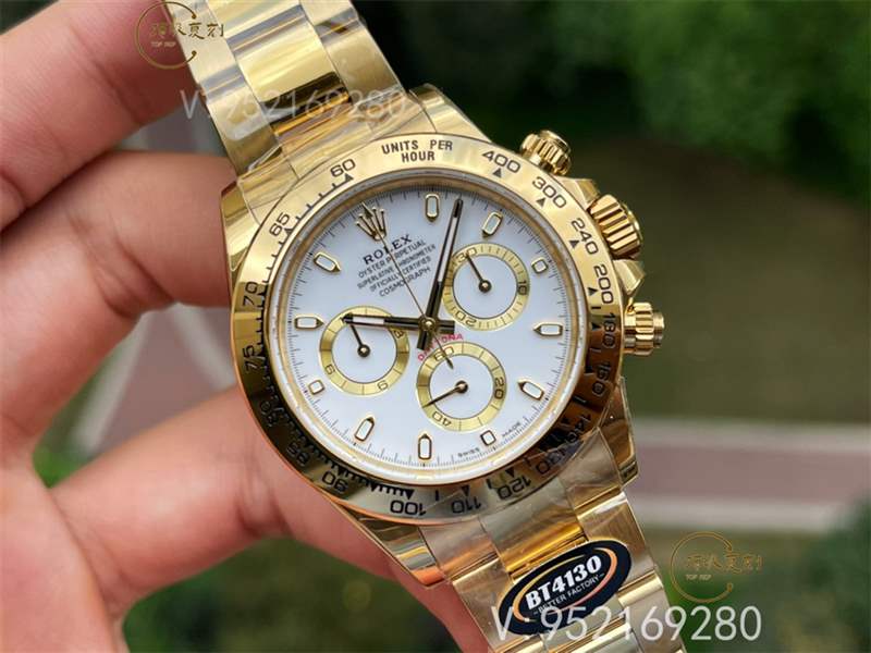 bt廠勞力士迪通拿全金白盤116508復(fù)刻表做工怎么樣-復(fù)刻表
