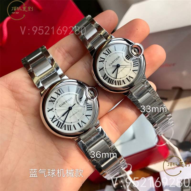 原單卡地亞藍(lán)氣球33mm/36mm女表搭載瑞士2671機(jī)械機(jī)芯-復(fù)刻表