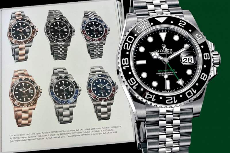 Rolex 勞力士GMT-Master II 綠針將于2022年配五珠帶回歸-復(fù)刻表
