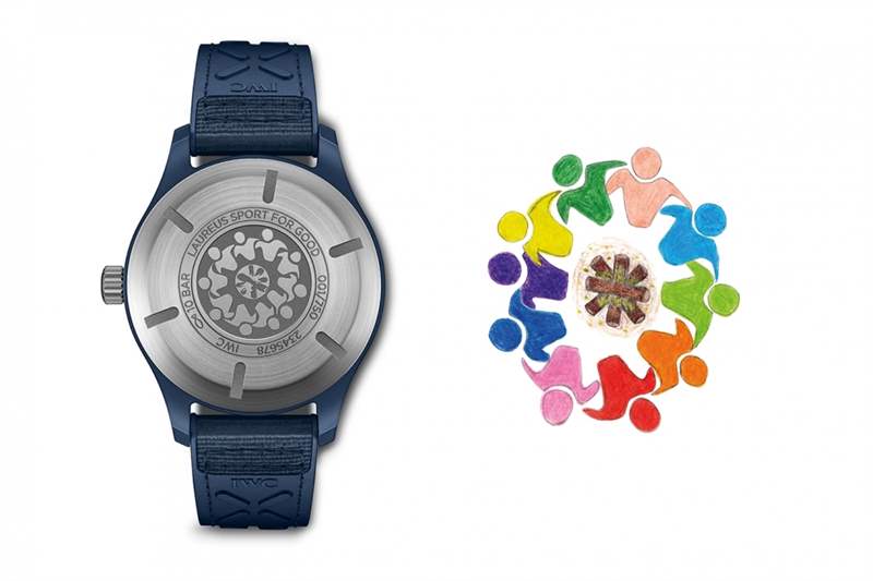 IWC萬國飛行表馬克十八勞倫斯體育公益基金 2021｜藍陶瓷表殼首次上陣-復刻表