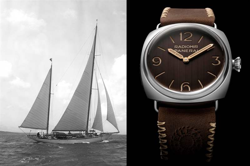 沛納海最新Radiomir Eilean PAM1243｜帆船甲板表盤極搶吸引-復(fù)刻表