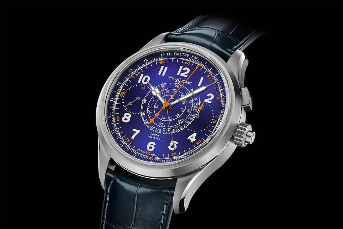 萬寶龍1858帶測(cè)速儀和遙測(cè)儀的追針計(jì)時(shí)表限量版 100枚-復(fù)刻表