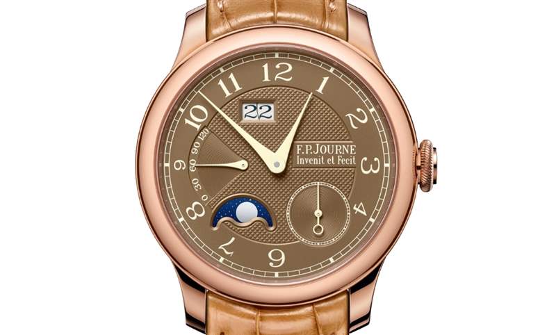 日期窗、月相窗再大一點(diǎn)，F(xiàn)P JOURNE Octa Automatique Lune Havana雪茄面月相表改版再現(xiàn)-復(fù)刻表