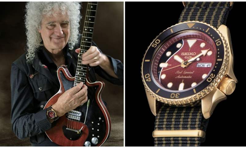 皇后樂迷high起來！SEIKO 5 x 皇后合唱團Brian May 聯名第二彈-復刻表