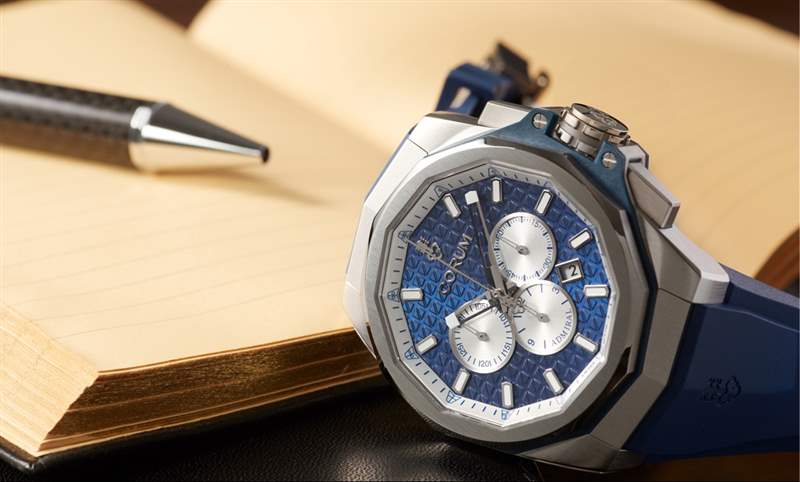 選擇障礙了！Corum Admiral 45海軍上將計時碼表藍面、綠面全新靚色限量上市-復(fù)刻表