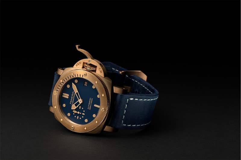 沛納海Panerai 2021全新青銅表|Submersible Bronzo Blu Abisso更落力保護(hù)海洋-復(fù)刻表