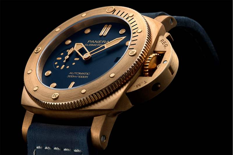 沛納海Panerai 2021全新青銅表|Submersible Bronzo Blu Abisso更落力保護(hù)海洋-復(fù)刻表