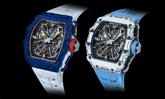 蝶形自動盤，自由切換上鏈模式！RICHARD MILLE RM 35-03 Rafael Nadal自動上鏈腕表-復(fù)刻表