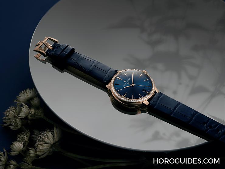 優(yōu)雅，不言而喻｜江詩丹頓Patrimony自動(dòng)上鏈腕表午夜藍(lán)面款-復(fù)刻表