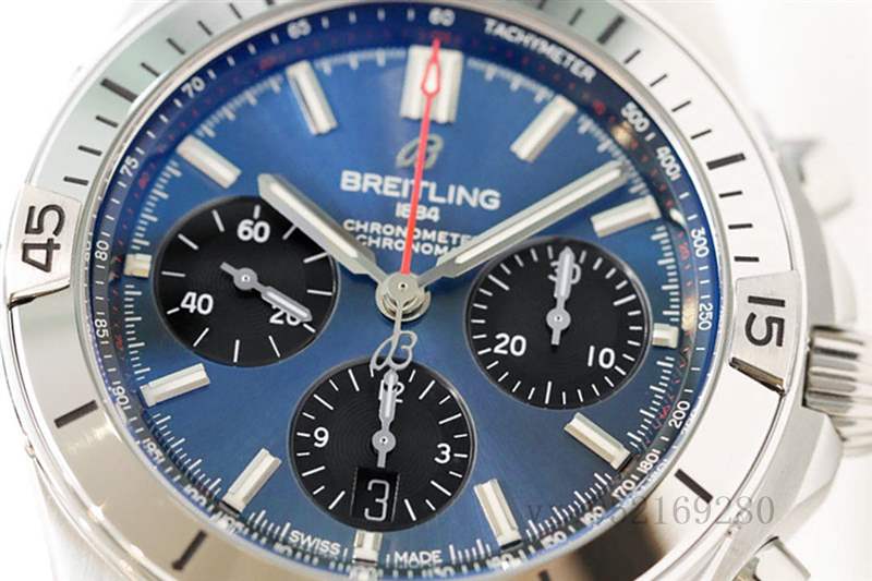 GF廠百年靈大鋼王機(jī)械計(jì)時(shí)藍(lán)盤腕表質(zhì)量怎么樣-復(fù)刻表