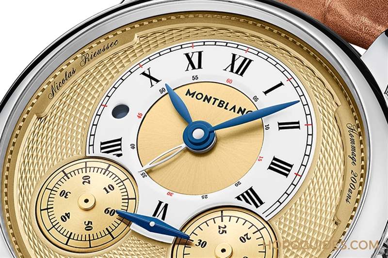 「時(shí)間書寫器」200周年紀(jì)念｜萬(wàn)寶龍明星傳承系列Nicolas Rieussec計(jì)時(shí)腕表-復(fù)刻表