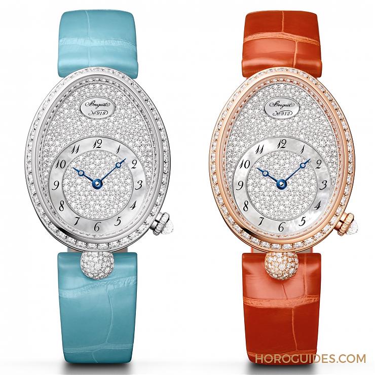 璀璨絕美！以雪花鑲嵌入作｜Breguet Reine de Naples 8938仕女鉆表-復刻表