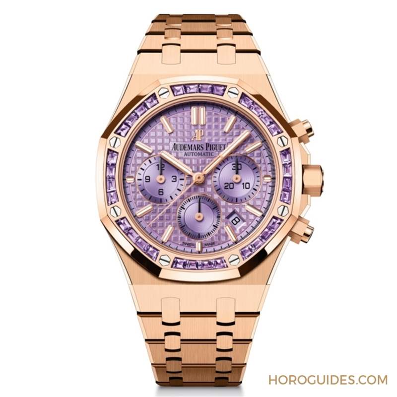 紫水晶圈!霜金彩虹圈!這是愛彼皇家橡樹表系里的盛世美顏-復刻表