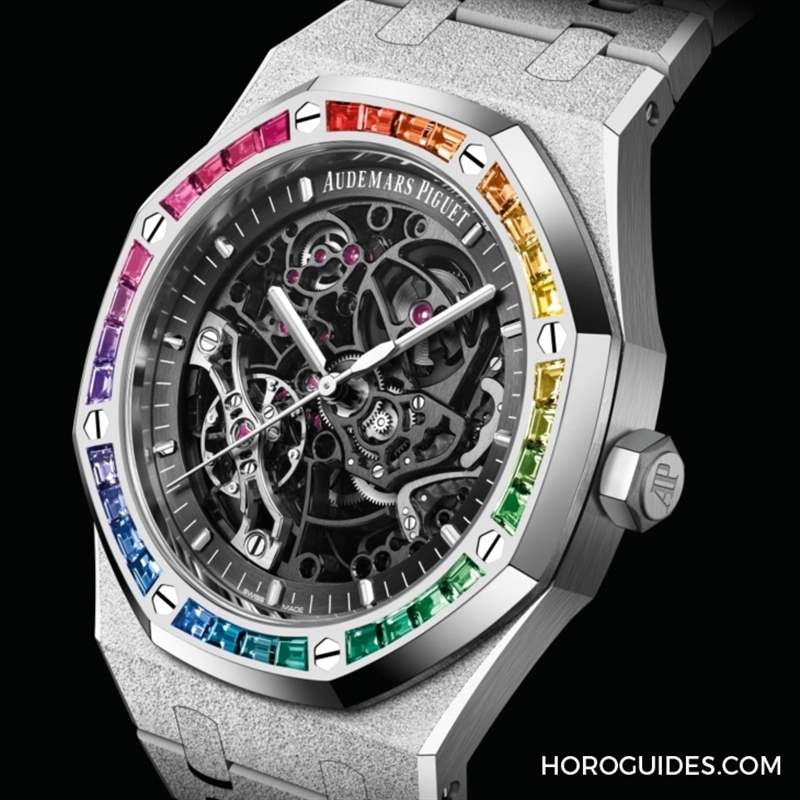 紫水晶圈!霜金彩虹圈!這是愛彼皇家橡樹表系里的盛世美顏-復刻表