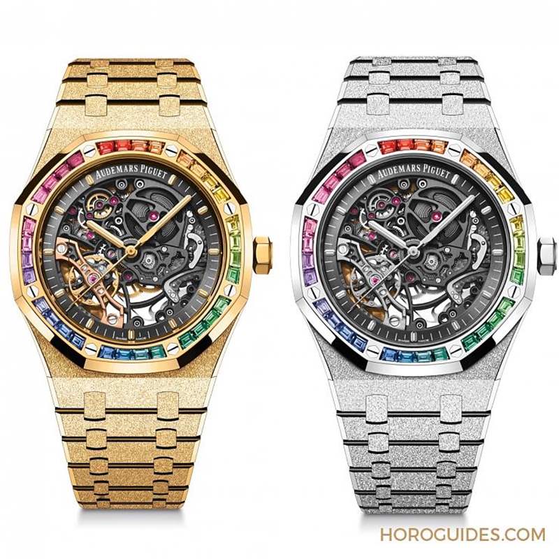 紫水晶圈!霜金彩虹圈!這是愛彼皇家橡樹表系里的盛世美顏-復刻表