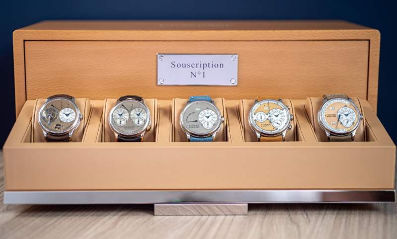天字第一號(hào)大集合!FP Journe開(kāi)基立業(yè)之作Souscription系列五只N°1首次集齊現(xiàn)身-復(fù)刻表
