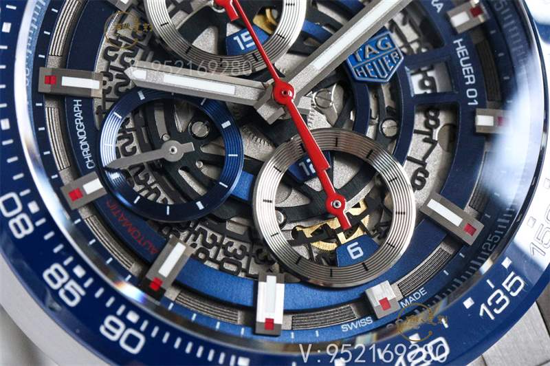 XF廠泰格豪雅卡萊拉01騷藍盤腕表復(fù)刻做工怎么樣-復(fù)刻表