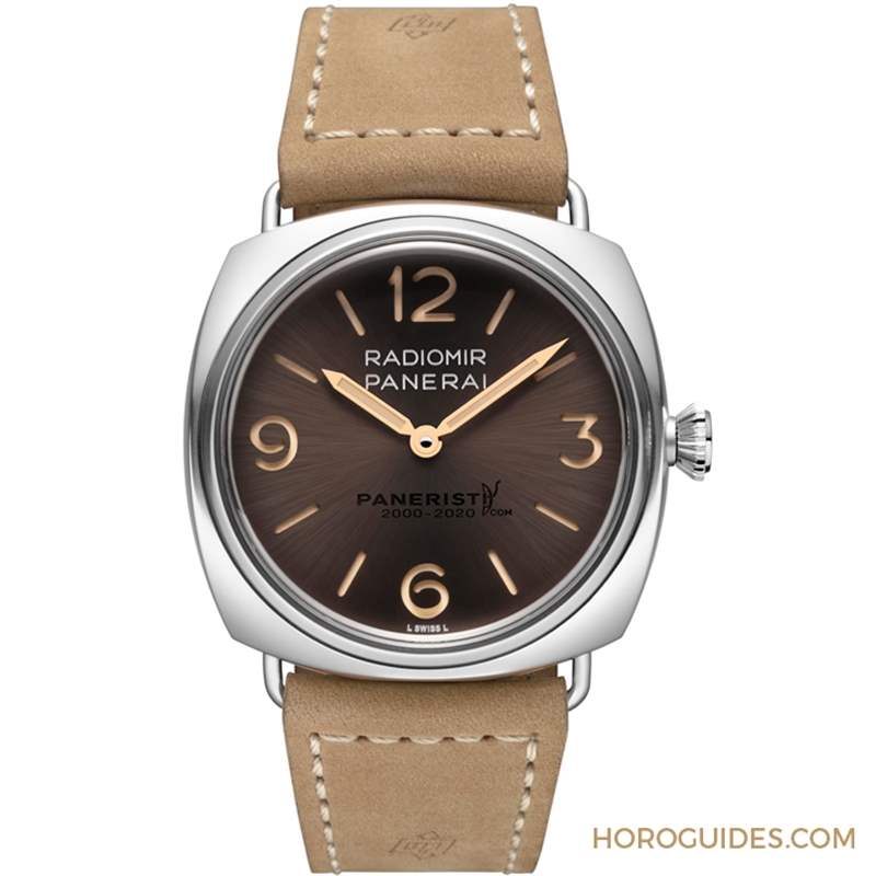 好個(gè)古早味!沛納海推出棕面Radiomir Venti向Paneristi.com 20周年致意-復(fù)刻表