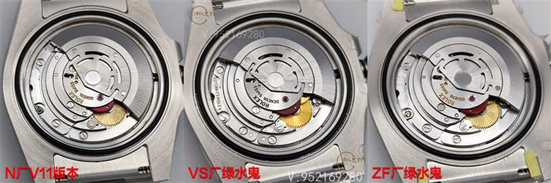 VS廠、ZF廠、N廠勞力士水鬼獨家對比,哪家復刻做工最為出色呢-復刻表