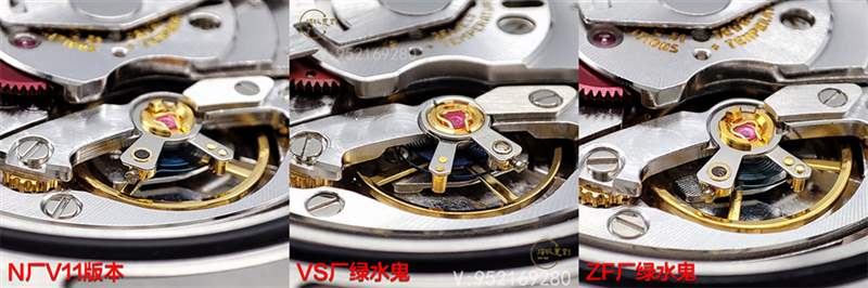 VS廠、ZF廠、N廠勞力士水鬼獨家對比,哪家復刻做工最為出色呢-復刻表