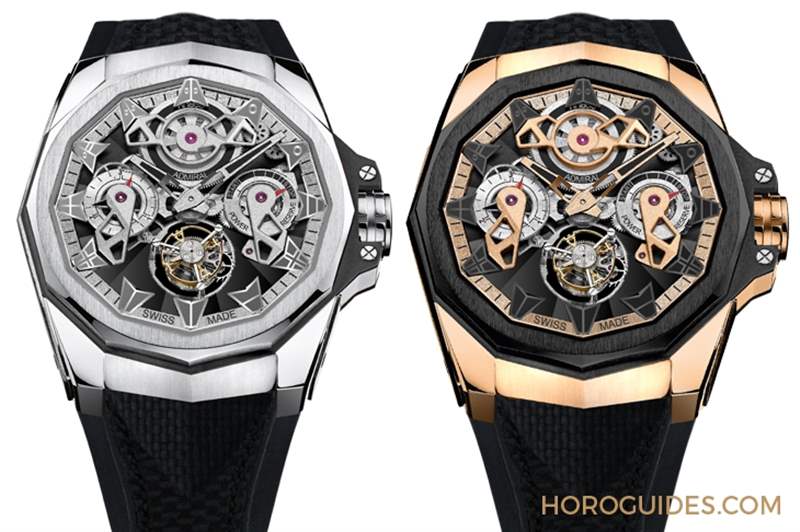 海洋風(fēng)格領(lǐng)航之選｜Corum海軍上將AC-One 45鏤空陀飛輪與AC-One 38女仕鉆表-復(fù)刻表