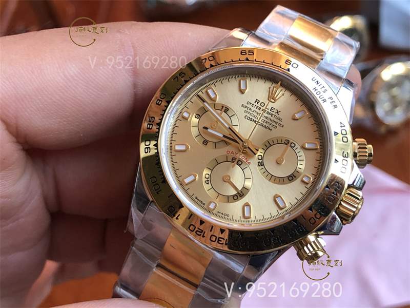 N廠復刻勞力士迪通拿m116503間金金盤做工怎么樣,內附實拍圖-復刻表