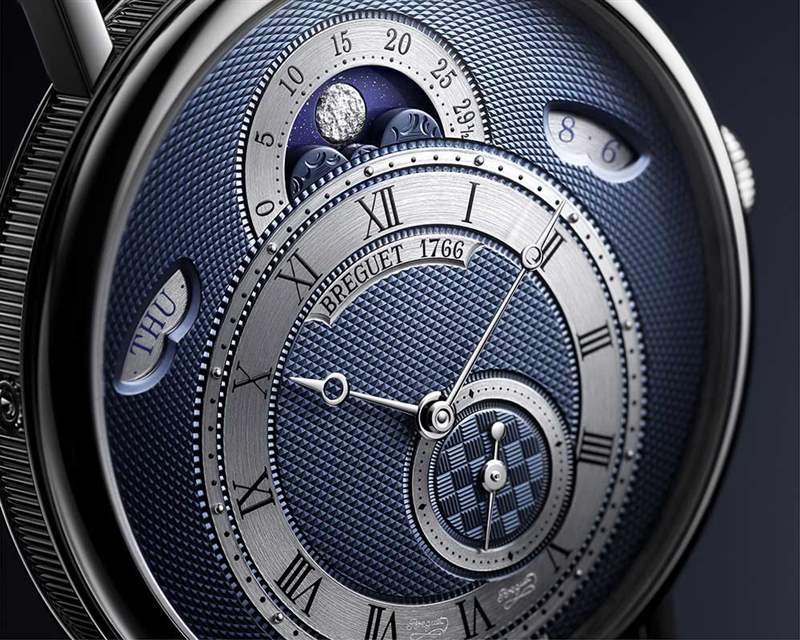 寶璣 CLASSIQUE 7137 & CLASSIQUE 7337時間、月亮和扭索飾紋é雕刻-復(fù)刻表