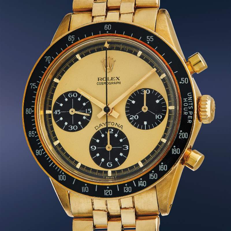 Rolex Paul Newman Daytona 6264將拍賣(mài)激罕檸檬面手表估值千萬(wàn)-復(fù)刻表