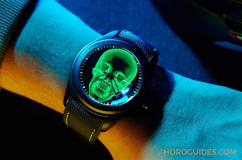 第二代登場(chǎng)，昆侖表Bubble 47 Skull X-Ray 泡泡系列骷髏頭腕表-復(fù)刻表