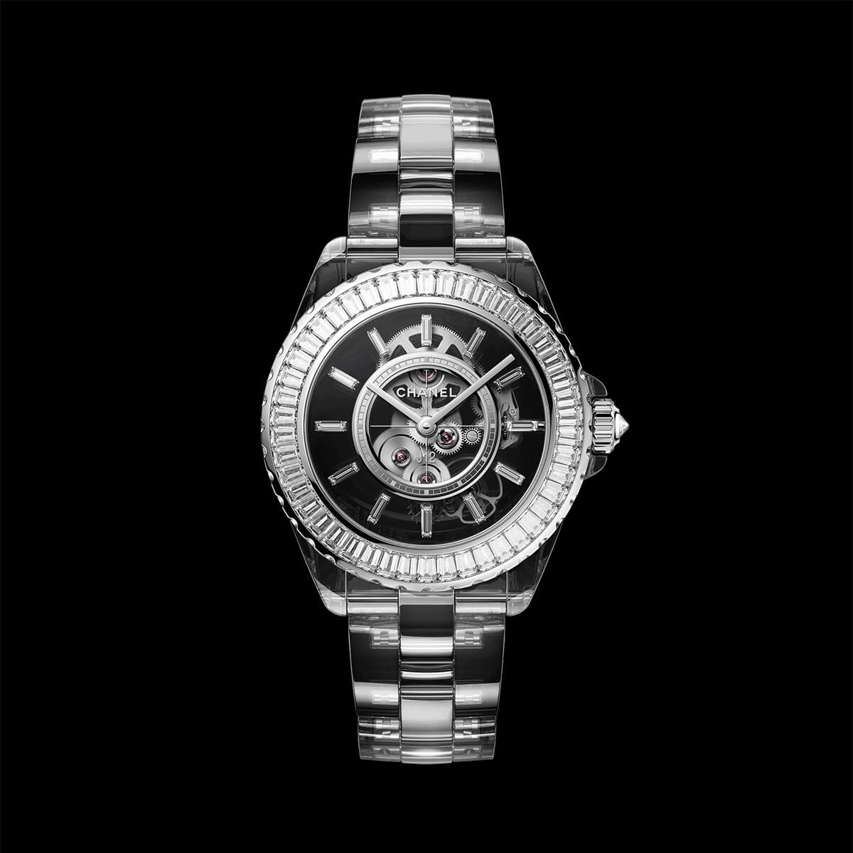 限量12枚！香奈兒J12 X個性鏤空機(jī)械手表H6249-復(fù)刻表