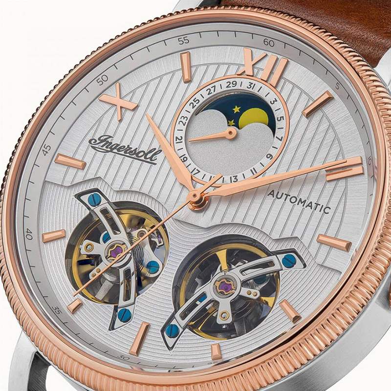 美國產(chǎn)小眾雙陀飛輪腕表:英格索好萊塢自動(dòng)手表-復(fù)刻表