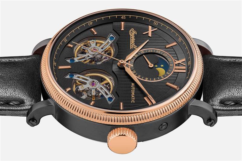 美國產(chǎn)小眾雙陀飛輪腕表:英格索好萊塢自動(dòng)手表-復(fù)刻表