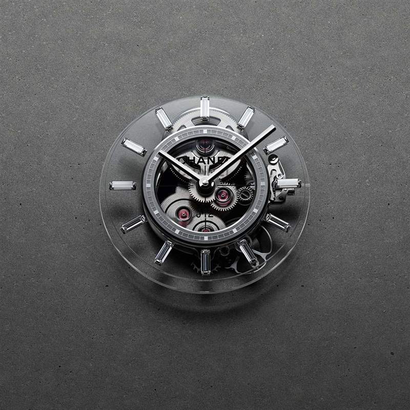 限量12枚！香奈兒J12 X個性鏤空機(jī)械手表H6249-復(fù)刻表