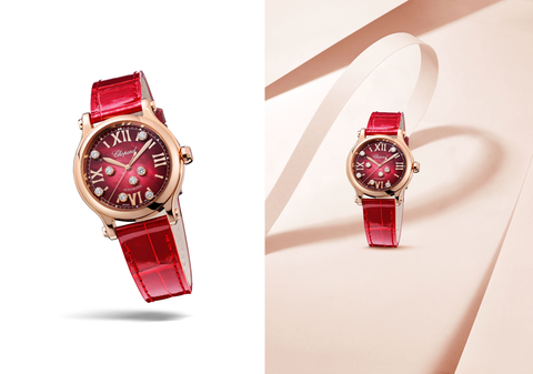 不只閃耀，蕭邦以Happy Sport系列表款頌揚女性無拘自主的躍動樣貌-復(fù)刻表