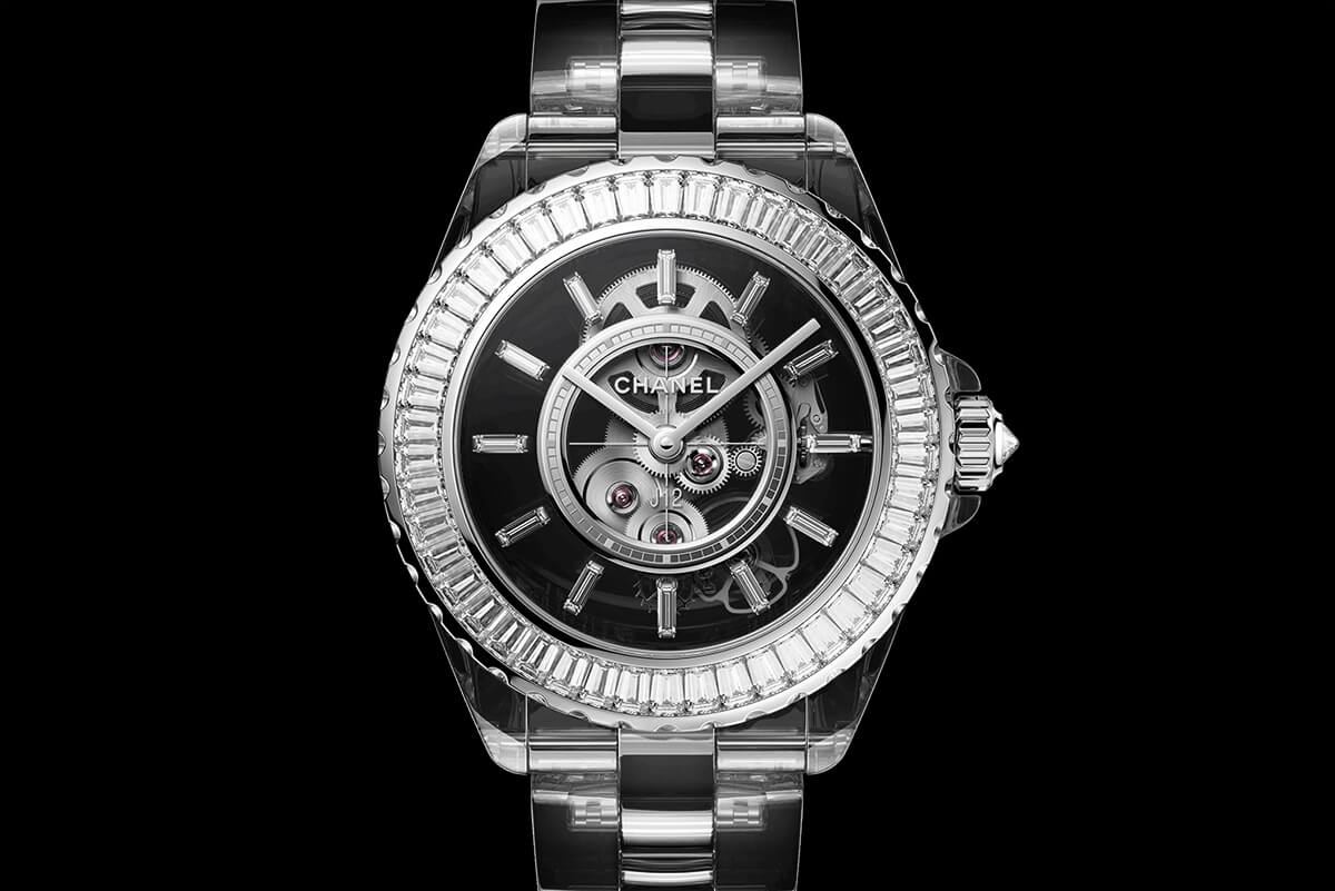 限量12枚！香奈兒J12 X個性鏤空機(jī)械手表H6249-復(fù)刻表