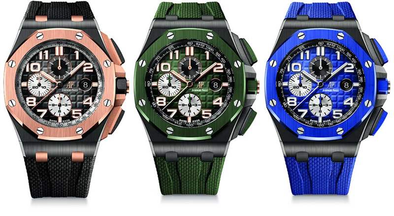 愛彼ap皇家橡樹離岸煙熏表盤，男士們的顏色-復刻表