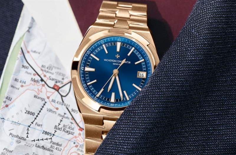 江詩丹頓2020新作！ Vacheron Constantin Overseas自動上鏈腕表帶來典雅粉紅金X藍面設定