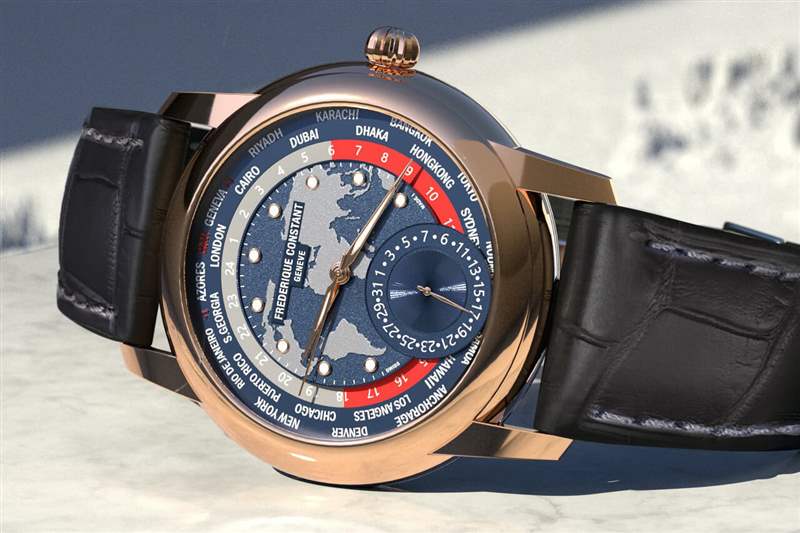 康斯登經(jīng)典世界時制造限量版FC-718NRWM4H9-復(fù)刻表