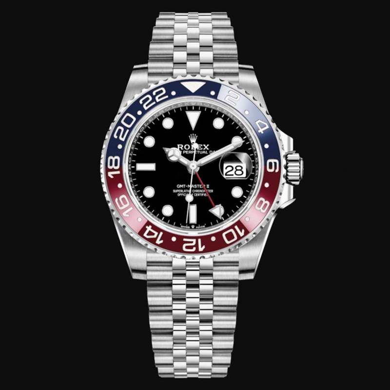 Rolex GMT-Master II Ref. 126710BLRO 17只2022年熱門勞力士手表價錢一覽!Rolex綠水鬼、Daytona、GMT價格走勢一文睇清-復刻表