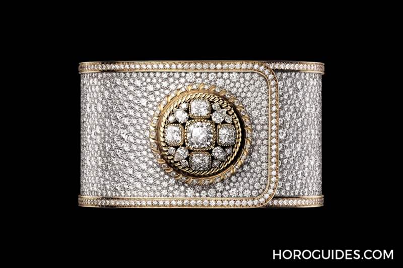 小黑外套的珠寶鈕扣|CHANEL Mademoiselle Privé Bouton鈕扣腕表-復刻表