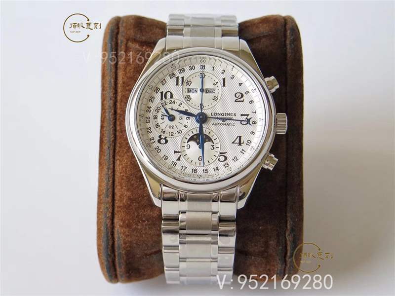 GS廠浪琴名匠月相八針復(fù)刻表對(duì)比正品做工怎么樣-復(fù)刻表